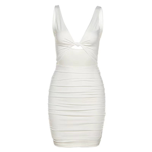 Women's Knotted Hollow-out Sheath Dress