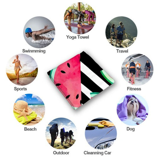 Double sided fast drying rectangular bath towel