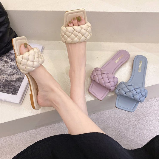 Candy Color Slippers Women