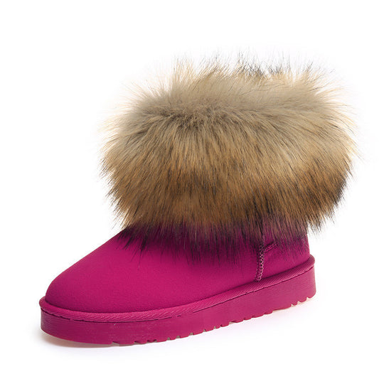 Plus velvet warm women's shoes