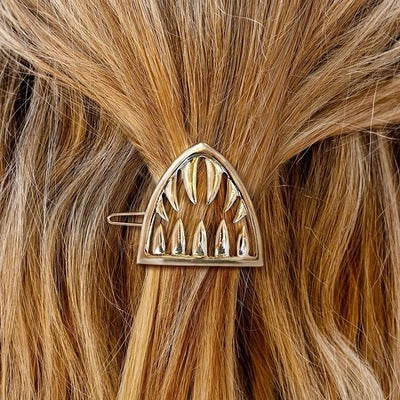 Metal Silver Barrettes Back Head Female Large Hair Jaw Clip Shark Clip Korean Elegant Graceful Clip Hairpin Styling Accessories