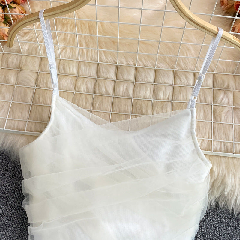 Sling Hong Kong-style Bow Backless Hot Girl Top Vest