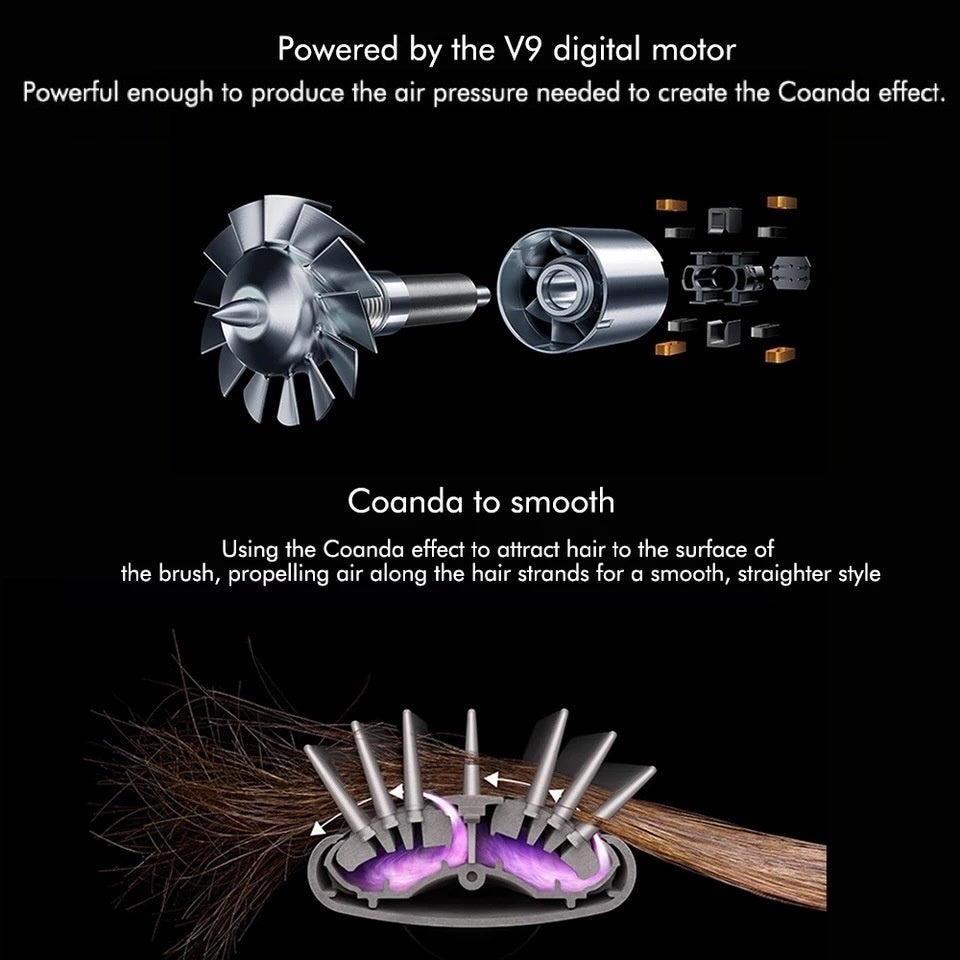 Six-in-one Hair Curler Hot Air Comb Multi-function Hair Dryer