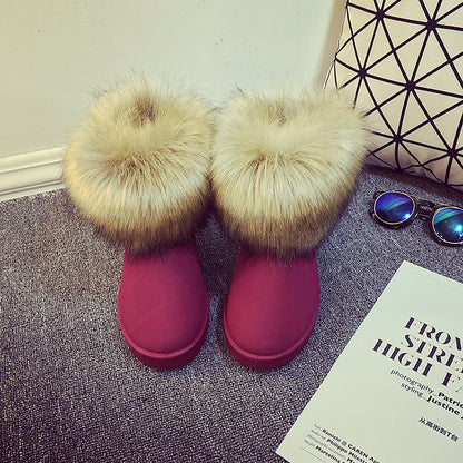 Plus velvet warm women's shoes