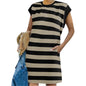 Summer New Hot Striped Women's Sexy Striped Vest Dress