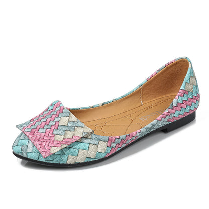 Flat shoes shallow mouth women's shoes