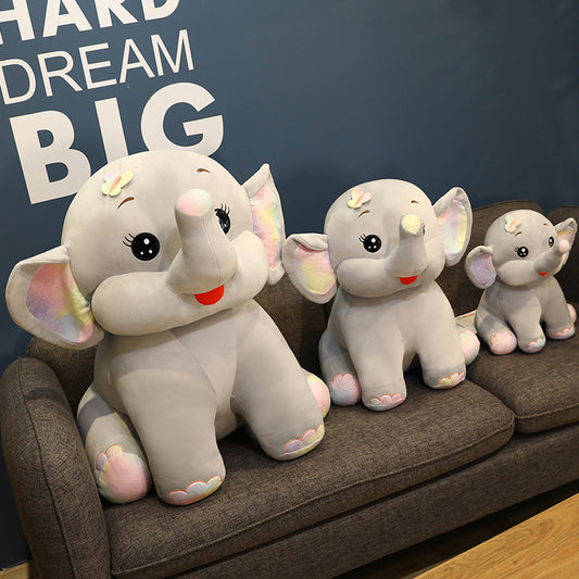 Creative Cute Elephant Doll Plush Toy Children Sleeping Pillow Vibrato Net Celebrity Doll Wholesale Cross-Border
