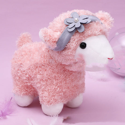 Cute Sheep Doll Net Red Doll Sheep Creative Cute Lamb Children'S Birthday Gift Small Doll Girl