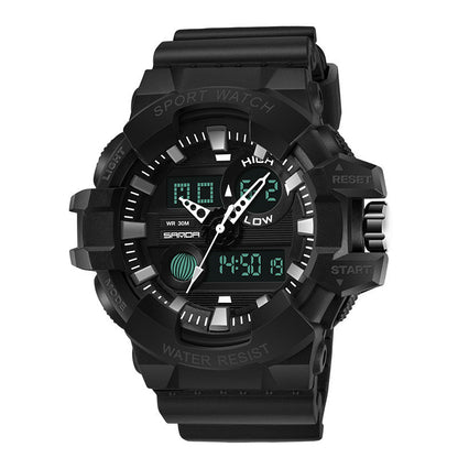 Waterproof men's electronic watch