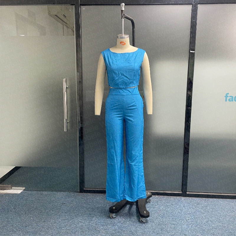 Wide Leg Pants Suit