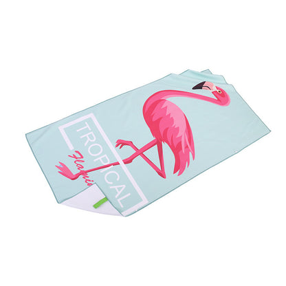 70150 Heat Transfer Printing Microfiber Shawl Portable Quick-drying Bath Towel