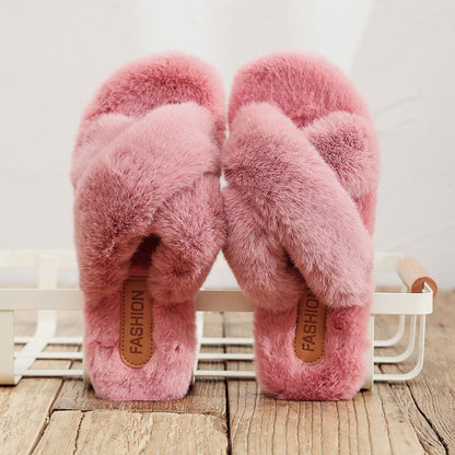 Cotton Slippers Female Cute Net Red Ins