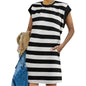 Summer New Hot Striped Women's Sexy Striped Vest Dress