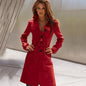 Women's woolen overcoat
