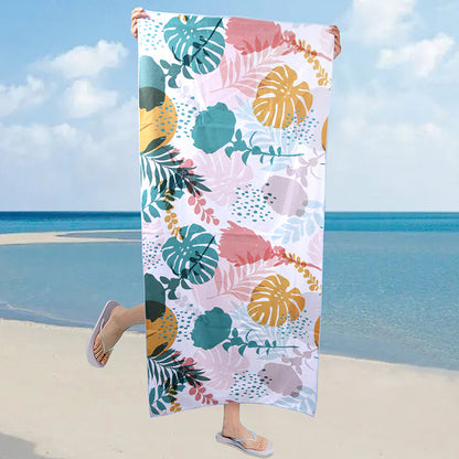 70150 Heat Transfer Printing Microfiber Shawl Portable Quick-drying Bath Towel