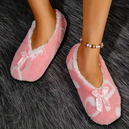 Women's Indoor Comfortable Breathable Warm Closed-toe Slippers Soft