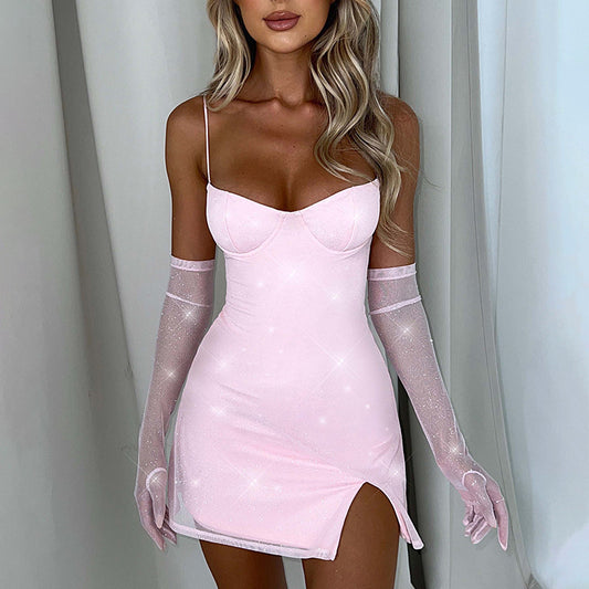 Women's Backless Sleeveless Split Dress