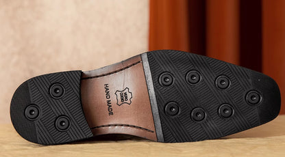 Men's Commuter's All-matching Fringed Leather Shoes Genuine Leather All-match Slip-on Loafers