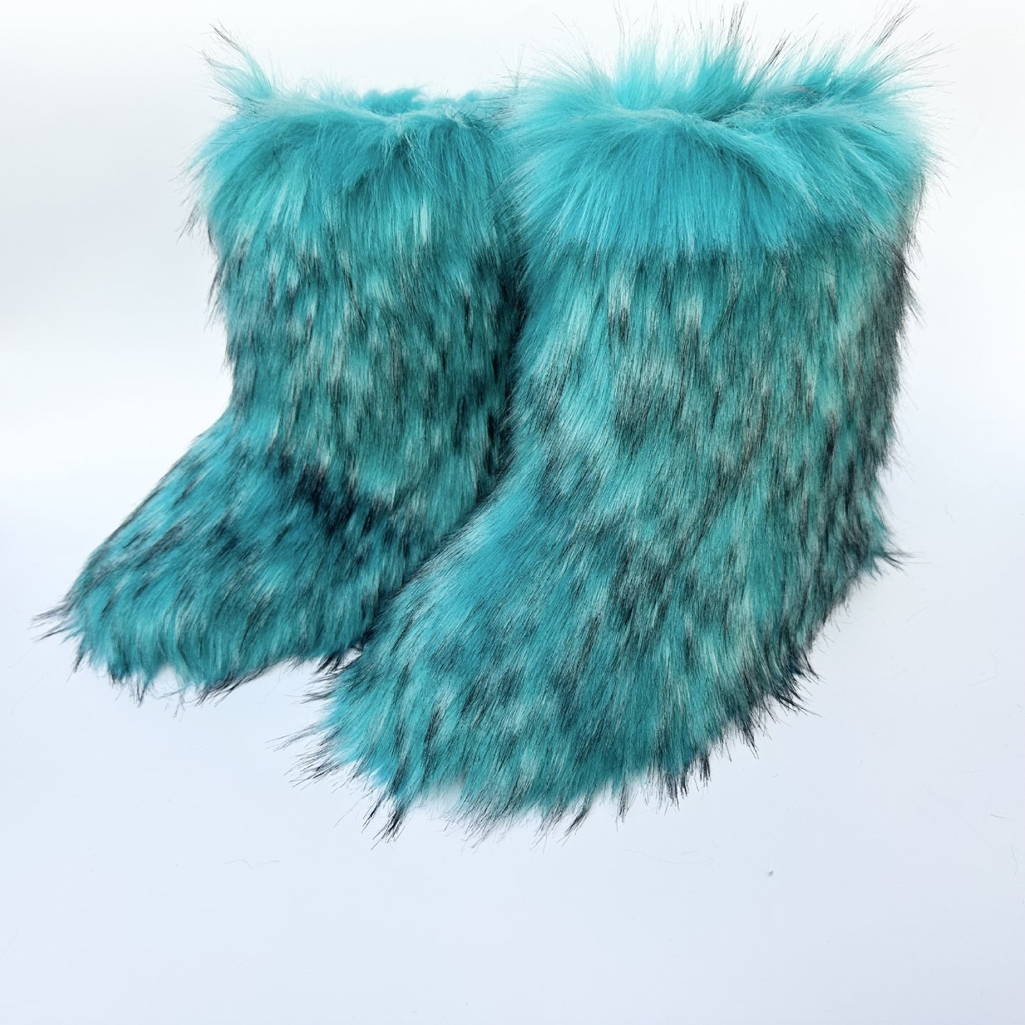 Thickened Plus Size Mid-calf Furry Fur Clothing Snow Boots