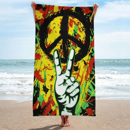 Fashion Microfiber Digital Print Beach Towel