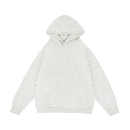 Loose All-matching Solid Color Sports Pullover Hooded Sweater Men