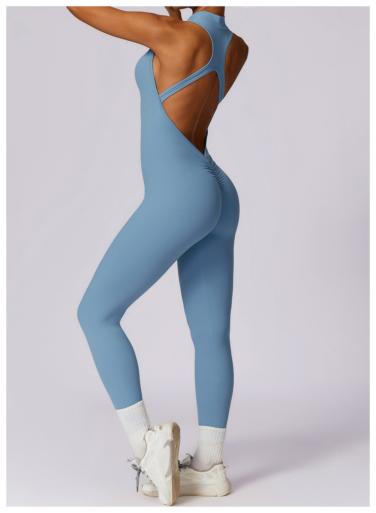 Zipper Yoga Jumpsuit