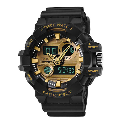 Waterproof men's electronic watch
