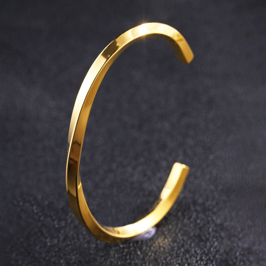 European And American Mobius Silver Bracelet For Women