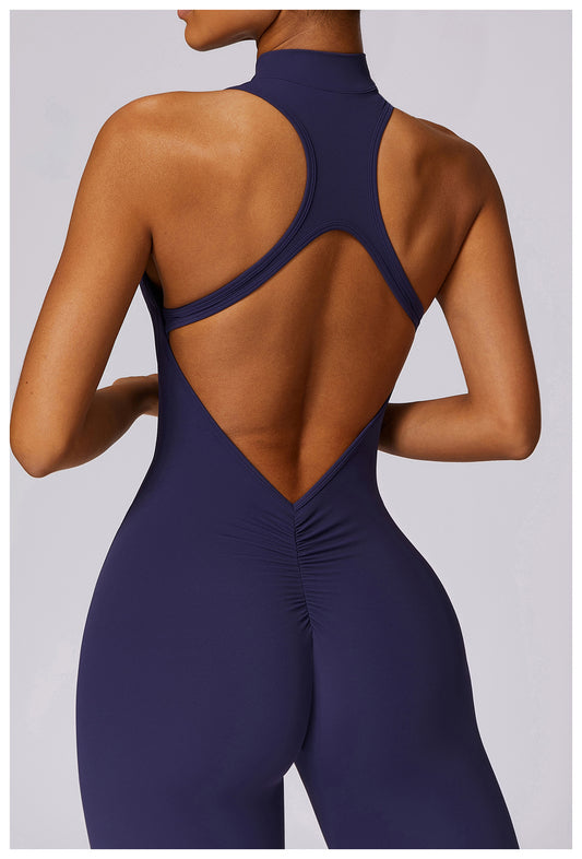 Zipper Yoga Jumpsuit