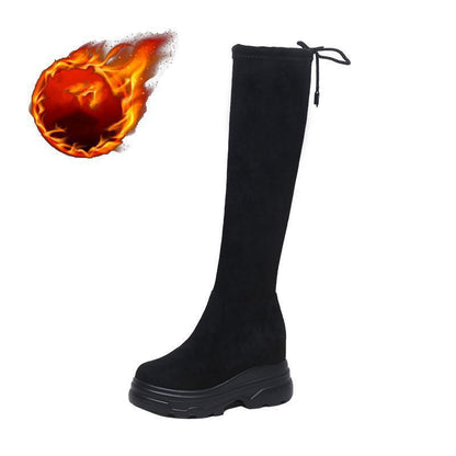 Women's New Long Tube Super High Heel Platform Boots