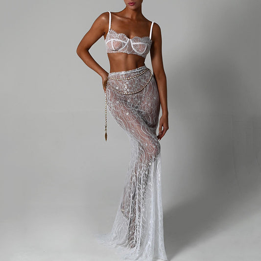 Sling Backless Two-piece Fashion