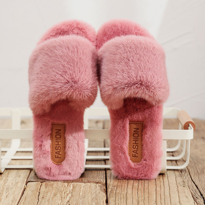 Cotton Slippers Female Cute Net Red Ins