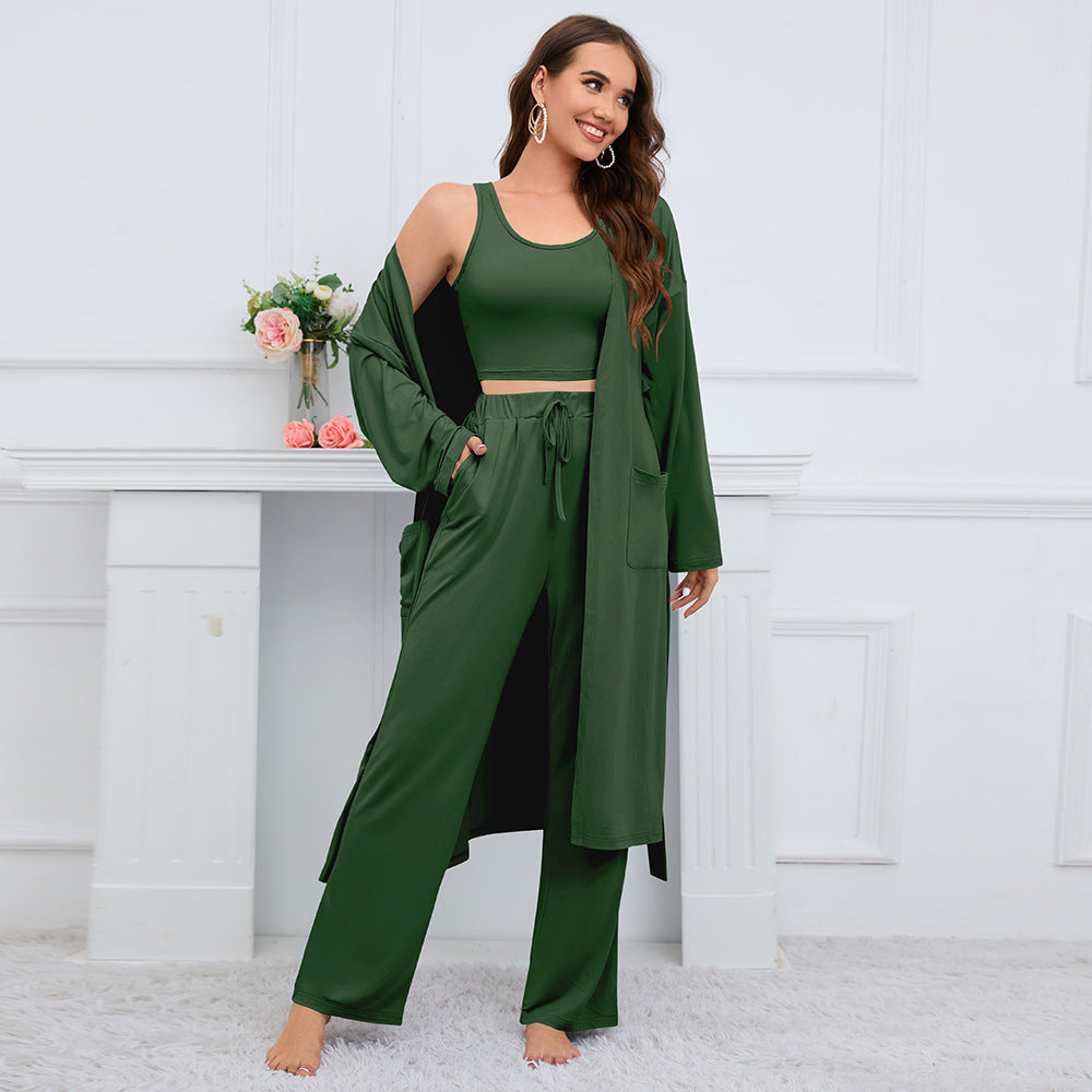 Wide Leg Pants Suit