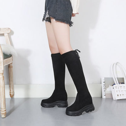 Women's New Long Tube Super High Heel Platform Boots