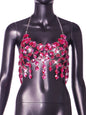 Gem Halter Backless Camisole Women's Clothing