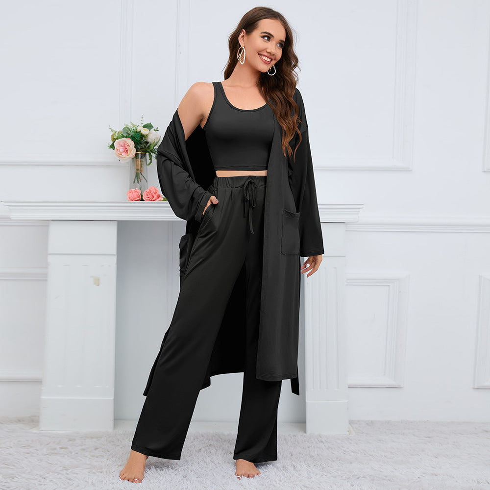Wide Leg Pants Suit