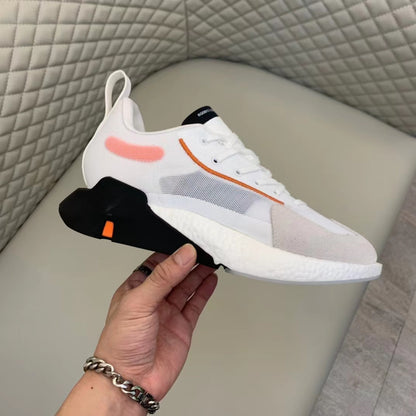 Black Knight Leather Breathable Thick Bottom Casual Versatile Board Shoes