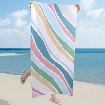 70150 Heat Transfer Printing Microfiber Shawl Portable Quick-drying Bath Towel