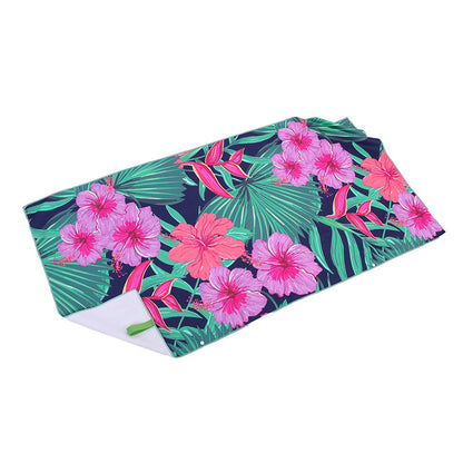 70150 Heat Transfer Printing Microfiber Shawl Portable Quick-drying Bath Towel